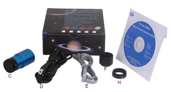 1.2MP Kpc Colorful Sony Imx224 USB Astronomical Telescope Astronomy Camera