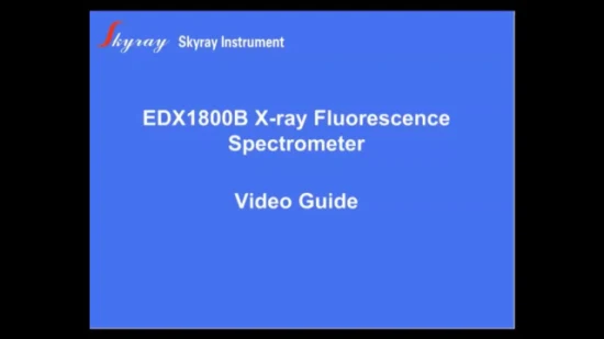 Spectromètre RoHS de machine d'essai de Skyray Edx1800b RoHS